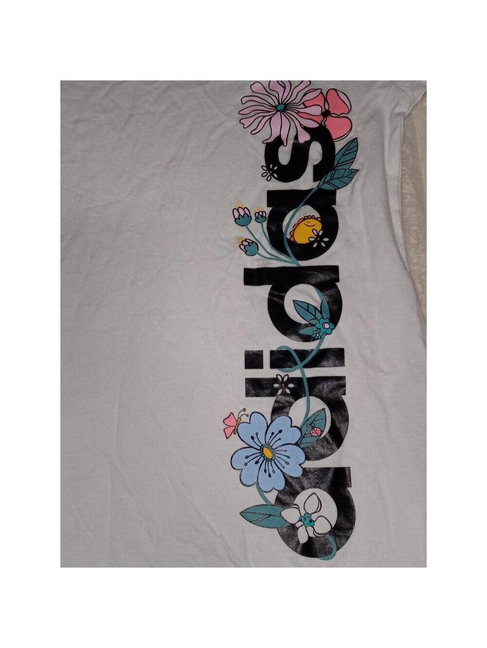 Adidas Tshirt Girls Size 10/12 Short Sleeves New with Tags - Picture 2 of 4